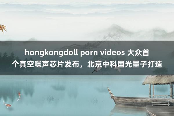 hongkongdoll porn videos 大众首个真空噪声芯片发布，北京中科国光量子打造