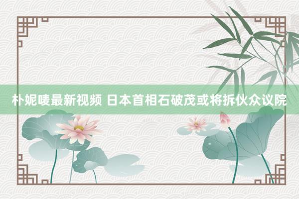 朴妮唛最新视频 日本首相石破茂或将拆伙众议院