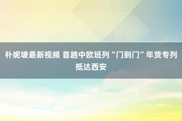 朴妮唛最新视频 首趟中欧班列“门到门”年货专列抵达西安