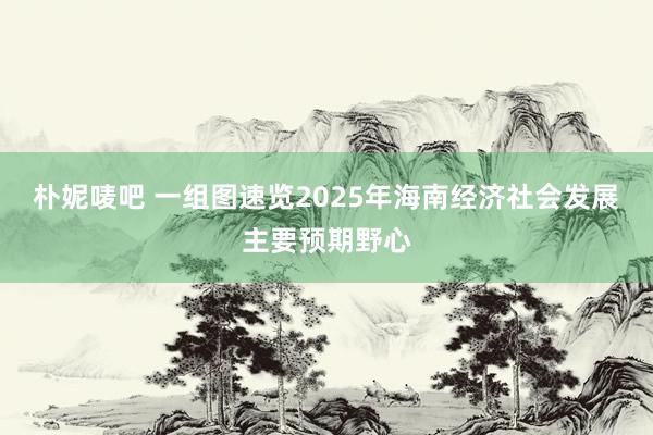 朴妮唛吧 一组图速览2025年海南经济社会发展主要预期野心